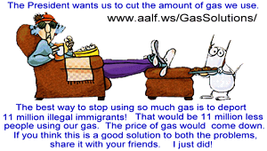 graphic cartoon fix two problems at once, high gas prices and illegal imigration