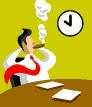 animated graphic office worker smokes chicago smoking ban